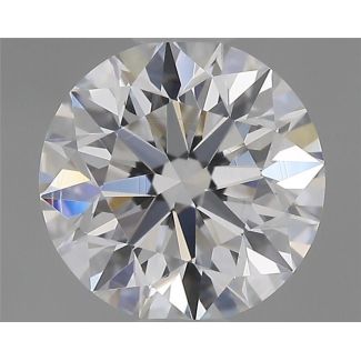 0.5 Carat Round D VVS1 EX GIA Natural Diamond