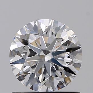 0.81 Carat Round D VS2 EX GIA Natural Diamond