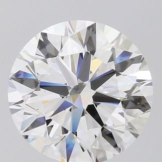 3.45 Carat Round F VS1 EX GIA Natural Diamond