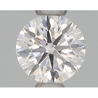 0.4 Carat Round D SI2 EX GIA Natural Diamond