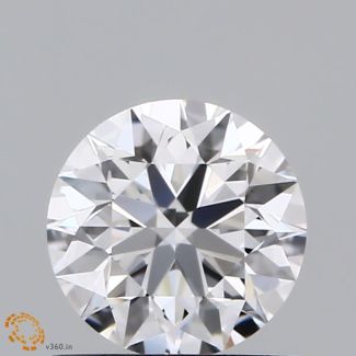 0.8 Carat Round D VS1 EX GIA Natural Diamond