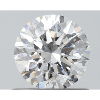 0.71 Carat Round G SI1 EX GIA Natural Diamond