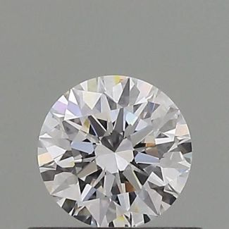 0.40 Carat Round D VS1 EX GIA Natural Diamond