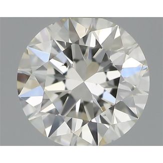 0.40 Carat Round H SI1 VG EX IGI Natural Diamond