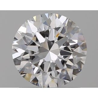 1.4 Carat Round D VVS2 EX GIA Natural Diamond