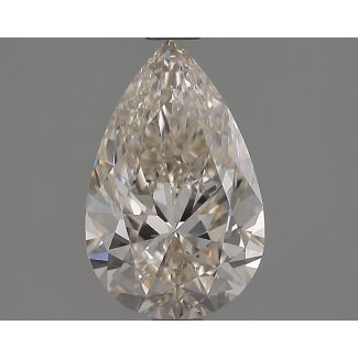 1.51 Carat Pear K Faint Brown VVS1 - EX GIA Natural Diamond