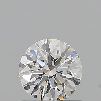 0.53 Carat Round G VVS1 EX GIA Natural Diamond