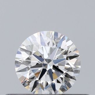 0.35 Carat Round H VVS2 EX GIA Natural Diamond