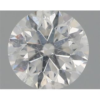 0.50 Carat Round G SI2 VG EX GIA Natural Diamond