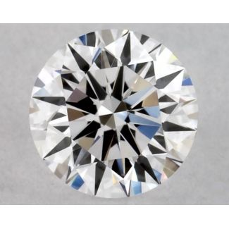 0.31 Carat Round D VVS1 EX VG GIA Natural Diamond