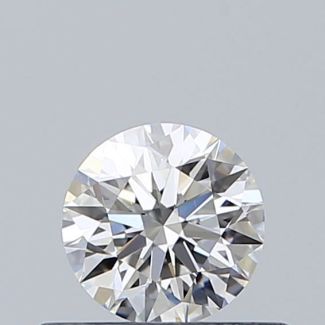 0.37 Carat Round G VS2 EX GIA Natural Diamond