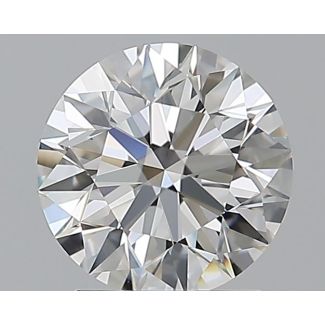 1.5 Carat Round F VVS1 EX GIA Natural Diamond