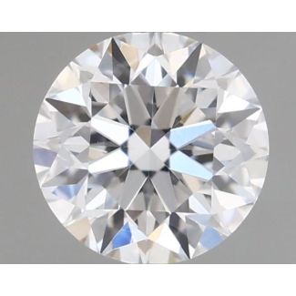 0.38 Carat Round D VS2 EX GIA Natural Diamond