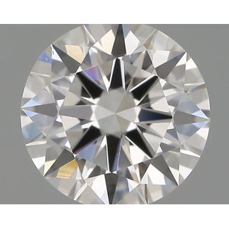 0.51 Carat Round E VS1 EX GIA Natural Diamond