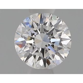 0.31 Carat Round D SI1 EX GIA Natural Diamond