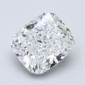 2.01 Carat Cushion Brilliant D SI1 - EX GIA Natural Diamond