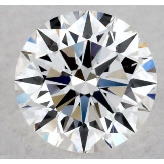 0.33 Carat Round E VVS1 EX VG GIA Natural Diamond