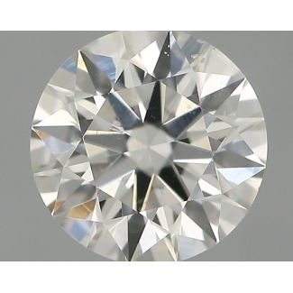 0.41 Carat Round G SI1 EX VG IGI Natural Diamond