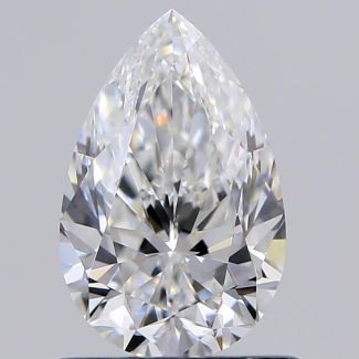 0.80 Carat Pear E VVS2 - EX VG GIA Natural Diamond