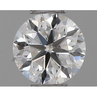 0.30 Carat Round F VS1 GD EX GIA Natural Diamond