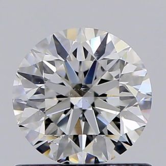 0.71 Carat Round F SI1 VG GIA Natural Diamond