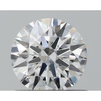 0.72 Carat Round F VS1 EX GIA Natural Diamond