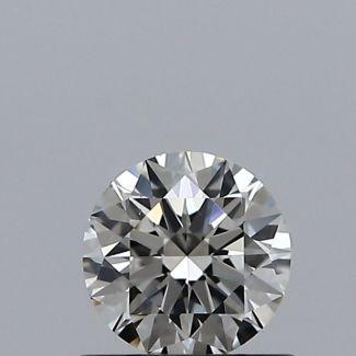 0.50 Carat Round I VS2 EX GIA Natural Diamond