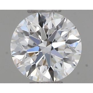 0.35 Carat Round D VVS1 EX GIA Natural Diamond