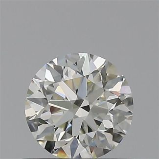 0.50 Carat Round H VVS2 EX IGI Natural Diamond