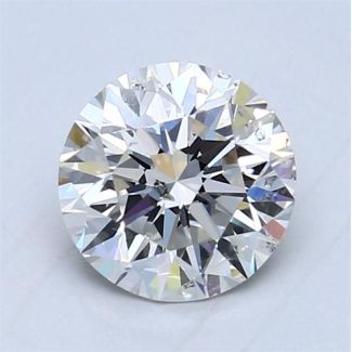 1.57 Carat Round G SI2 VG EX GIA Natural Diamond