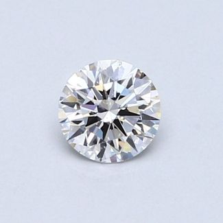 0.43 Carat Round D SI1 EX VG GIA Natural Diamond