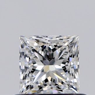 0.50 Carat Princess F VS2 - VG GIA Natural Diamond