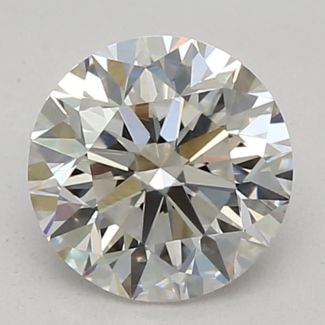 0.60 Carat Round F VVS2 VG EX GIA Natural Diamond