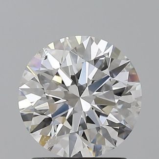 1.7 Carat Round F SI2 EX GIA Natural Diamond