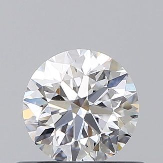 0.45 Carat Round D VS1 VG EX GIA Natural Diamond