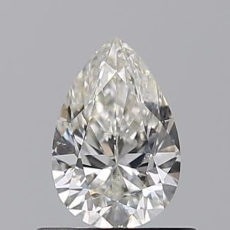 0.51 Carat Pear H SI1 - EX VG GIA Natural Diamond