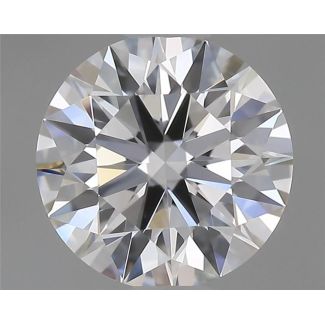 0.51 Carat Round F VS1 EX GIA Natural Diamond