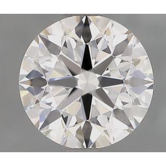 1.00 Carat Round H VVS1 EX GIA Natural Diamond