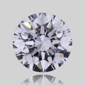 0.5 Carat Round H SI2 EX GIA Natural Diamond