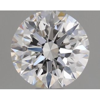 0.6 Carat Round F VS2 EX VG GIA Natural Diamond