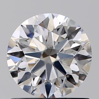 0.82 Carat Round D SI1 EX GIA Natural Diamond