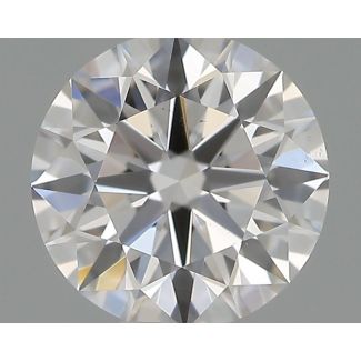 0.44 Carat Round D VS1 EX GIA Natural Diamond