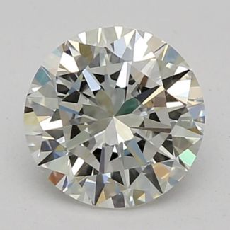 0.51 Carat Round H VVS2 VG EX GIA Natural Diamond