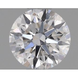 0.51 Carat Round D SI1 EX VG GIA Natural Diamond