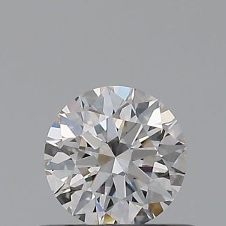 0.41 Carat Round F VS2 EX GIA Natural Diamond