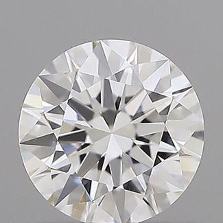 0.44 Carat Round D VVS1 EX GIA Natural Diamond