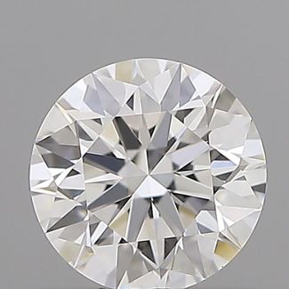 0.46 Carat Round D VVS1 EX GIA Natural Diamond