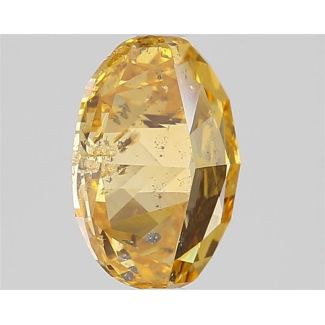 1.2 Carat Oval Fancy Orange I1 - GD GIA Natural Diamond