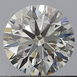 0.45 Carat Round F VS2 EX GIA Natural Diamond