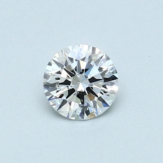 0.41 Carat Round D SI1 EX GIA Natural Diamond